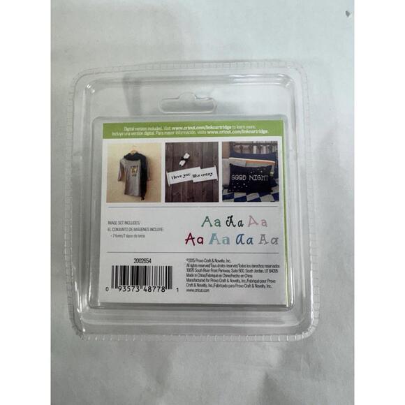 Cricut Fontastic Fonts Cartridge 700 Unique Images B2 - Picture 2 of 2